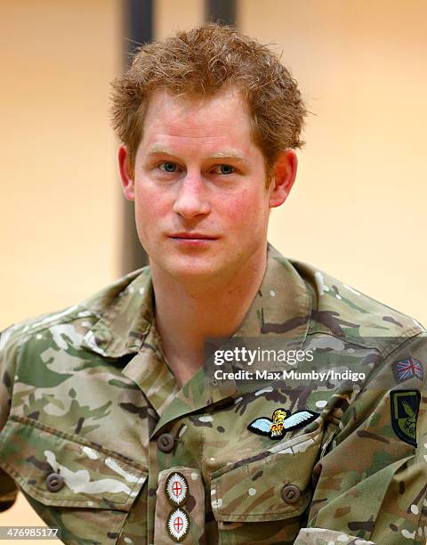 Prince Harry attends the launch of the Invictus Games at the Copper Box Arena in the Queen Elizabeth Olympic Park on March 6, 2014 in London,...