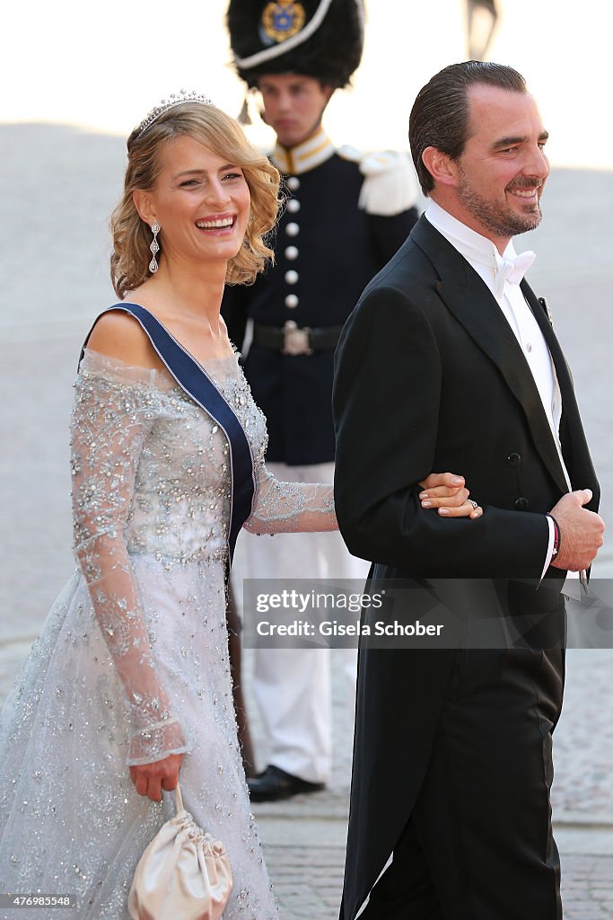 Ceremony And Arrivals: Wedding Of Prince Carl Philip Of Sweden And Sofia Hellqvist