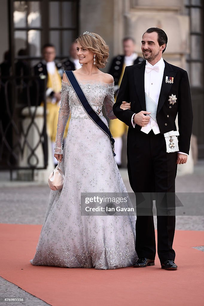 Ceremony And Arrivals: Wedding Of Prince Carl Philip Of Sweden And Sofia Hellqvist