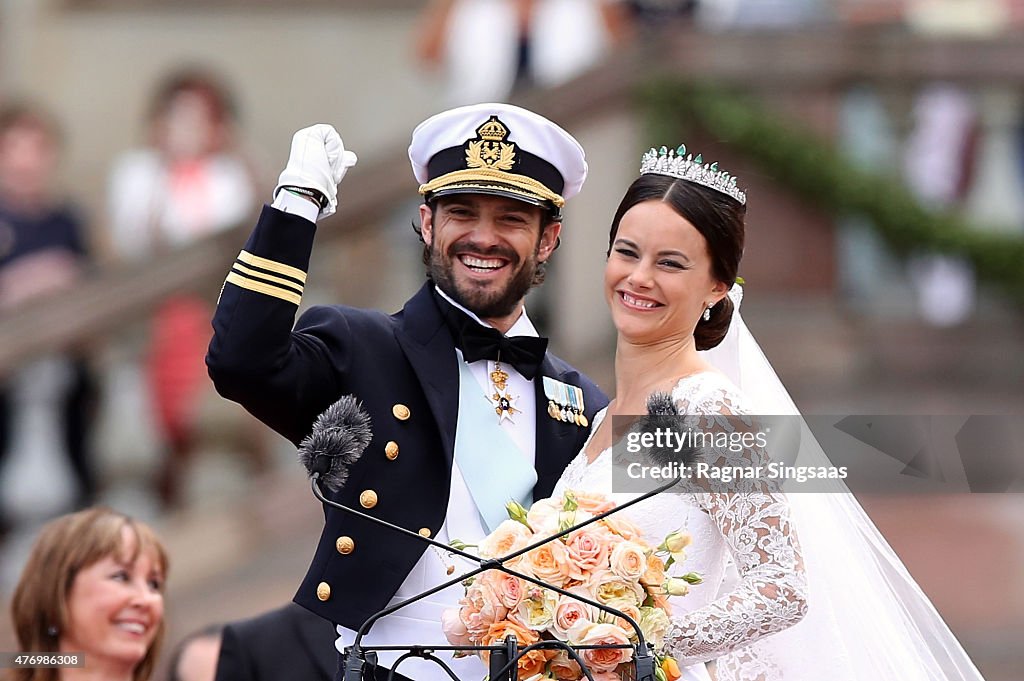 Departures & Cortege: Wedding Of Prince Carl Philip And Princess Sofia Of Sweden