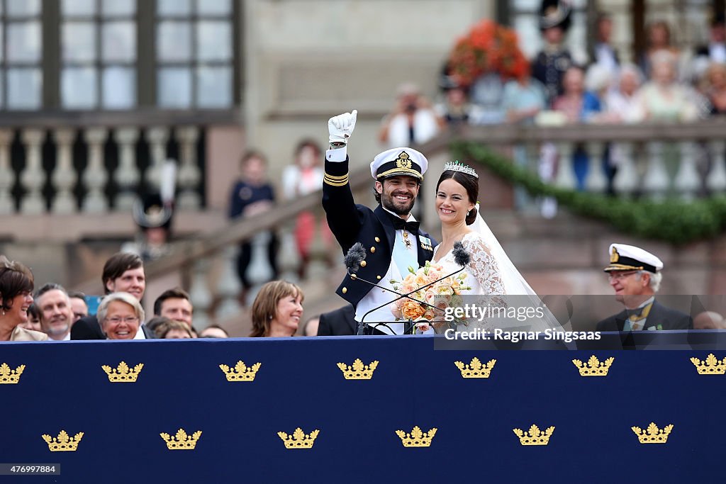 Departures & Cortege: Wedding Of Prince Carl Philip And Princess Sofia Of Sweden