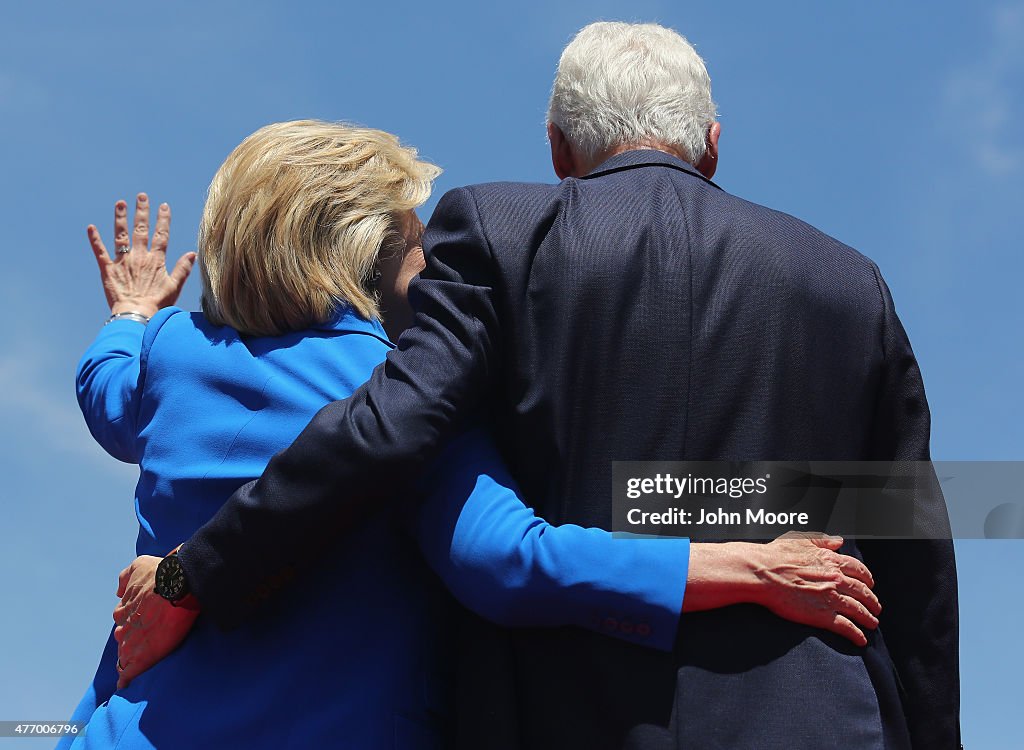 Hillary Clinton Holds Campaign Kick-Off Rally In NYC