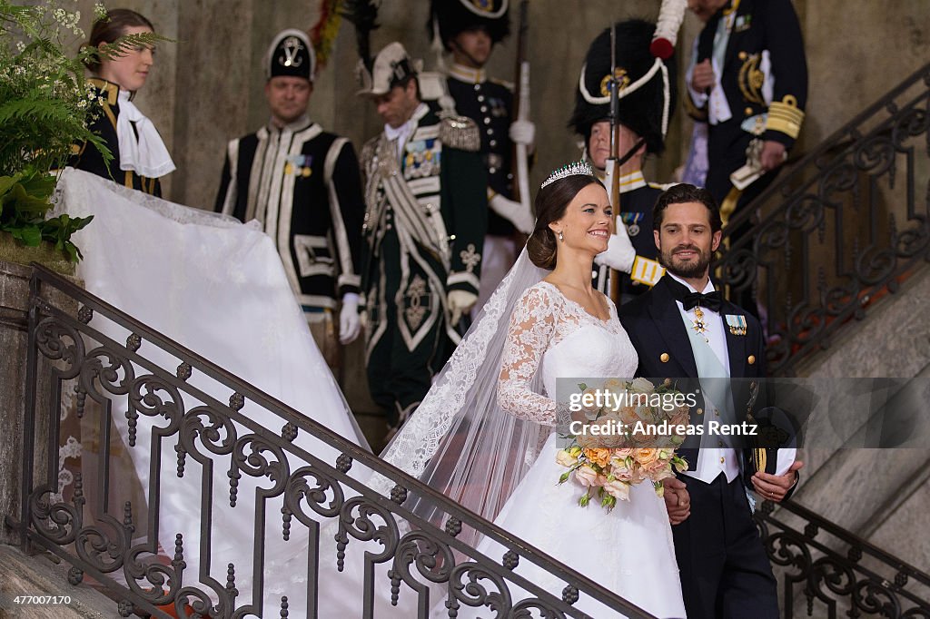 Ceremony And Arrivals: Wedding Of Prince Carl Philip Of Sweden And Sofia Hellqvist