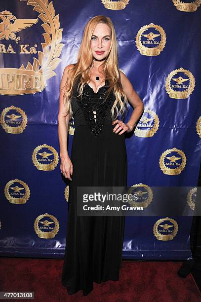 Christina Fulton attends the VIP Viewing Party for Kuba Ka's Rockumentary on E! Entertainment's series "New Money" on June 12, 2015 in Los Angeles,...