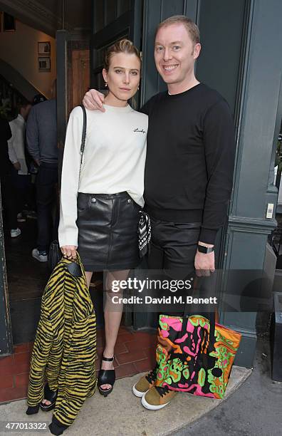 Dree Hemingway and COACH Creative Director Stuart Vevers attend the COACH Men's Spring 2016 Party, hosted by Stuart Vevers, Tinie Tempah and Dree...