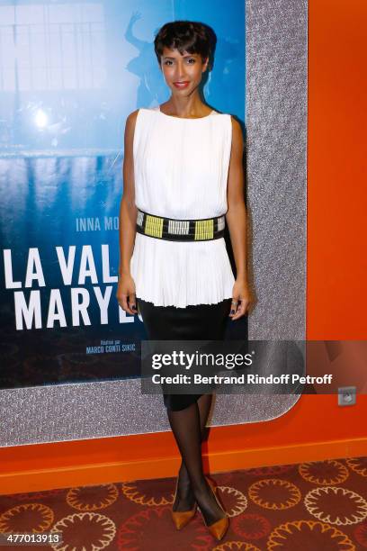 Actress Sonia Rolland attends the screening of 'La valse de Marylore' short film. Held at Cinema Gaumont Opera in Paris. On March 6, 2014 in Paris,...