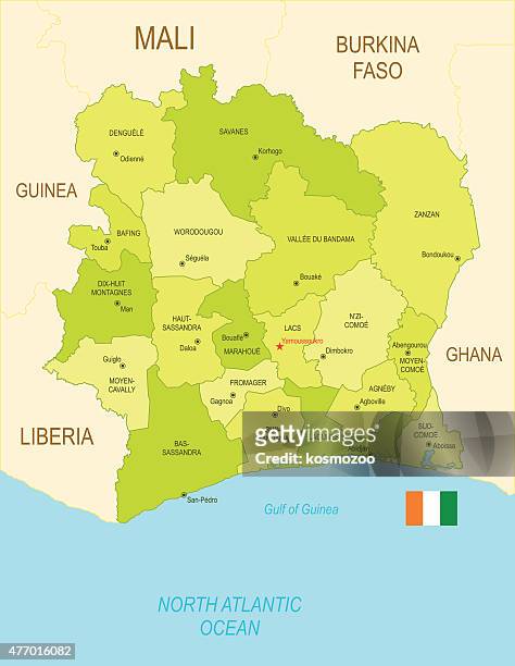 elfenbein coast - ghana flag stock-grafiken, -clipart, -cartoons und -symbole