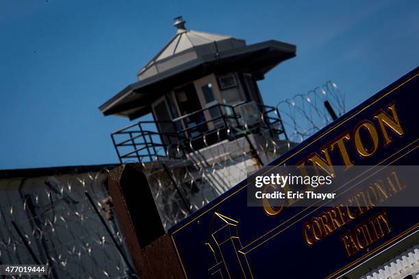 The Clinton Correctional Facility is seen on June 13, 2015 in Dannemora, New York. Law enforcement announced the arrest of Joyce Mitchell as they...