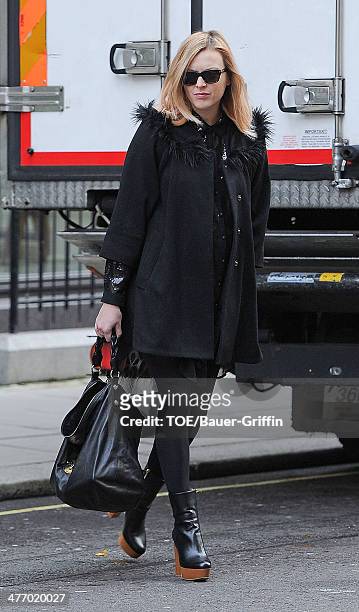 Fearne Cotton is seen on November 22, 2012 in London, United Kingdom.