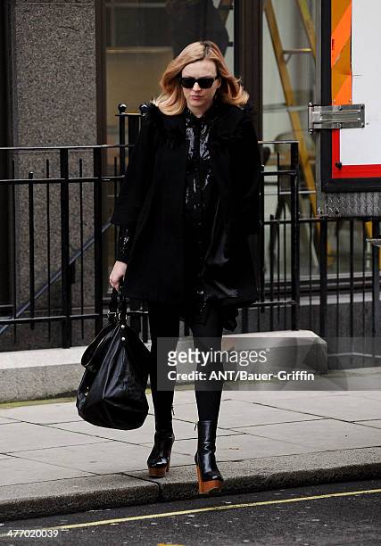 Fearne Cotton is seen on November 22, 2012 in London, United Kingdom.