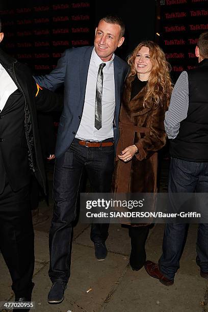 Christopher Maloney and Melanie Masson are seen on November 30, 2012 in London, United Kingdom.