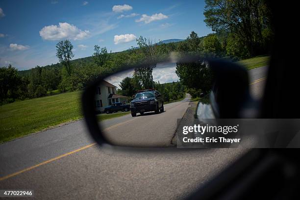 State trooper vehicle is seen on June 13, 2015 in Saranac, New York. Law enforcement announced the arrest yesterday of prison worker Joyce Mitchell...