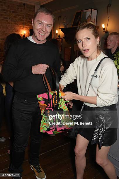 Creative Director Stuart Vevers and Dree Hemingway attend the COACH Men's Spring 2016 Party, hosted by Stuart Vevers, Tinie Tempah and Dree...