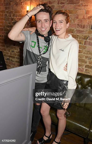 Nick Grimshaw and Dree Hemingway attends the COACH Men's Spring 2016 Party, hosted by Stuart Vevers, Tinie Tempah and Dree Hemingway, at The Lady...