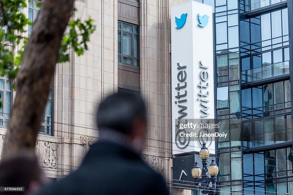 Twitter Headquarters on Market Street in San Francisco