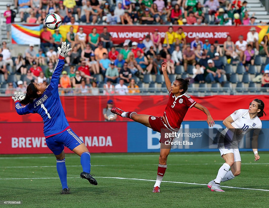 England v Mexico: Group F - FIFA Women's World Cup 2015