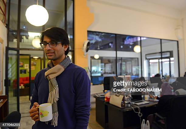 Lifestyle-videogames-IT-Pakistan,FEATURE by Issam Ahmed In this picture taken on January 21 Pakistani game designer Mohsin Ali Afzal speaks to AFP at...