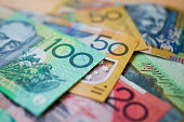 Australian money background