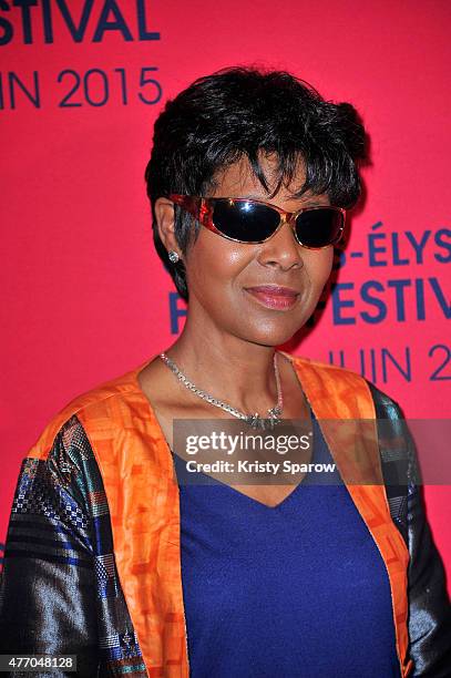 Euzhan Palcy attends the 'Asphalte' Premiere during the 4th Champs Elysees Film Festival at UGC George V on June 13, 2015 in Paris, France.