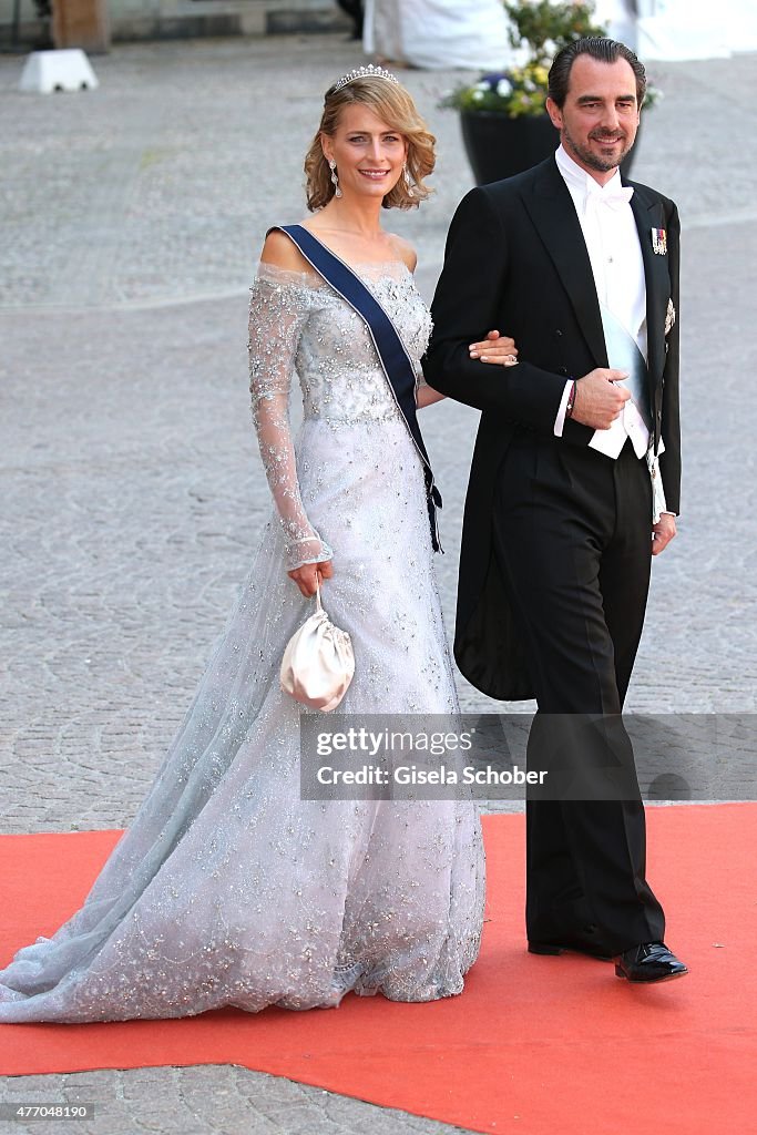 Ceremony And Arrivals: Wedding Of Prince Carl Philip Of Sweden And Sofia Hellqvist