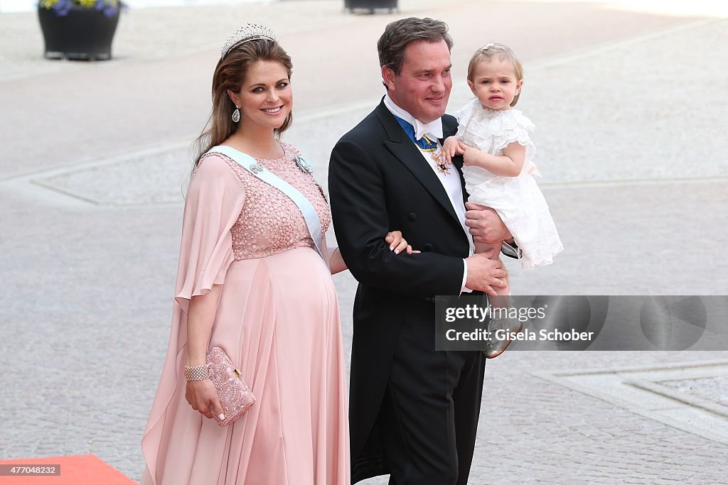 Ceremony And Arrivals: Wedding Of Prince Carl Philip Of Sweden And Sofia Hellqvist