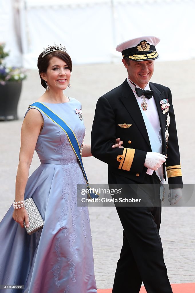Ceremony And Arrivals: Wedding Of Prince Carl Philip Of Sweden And Sofia Hellqvist