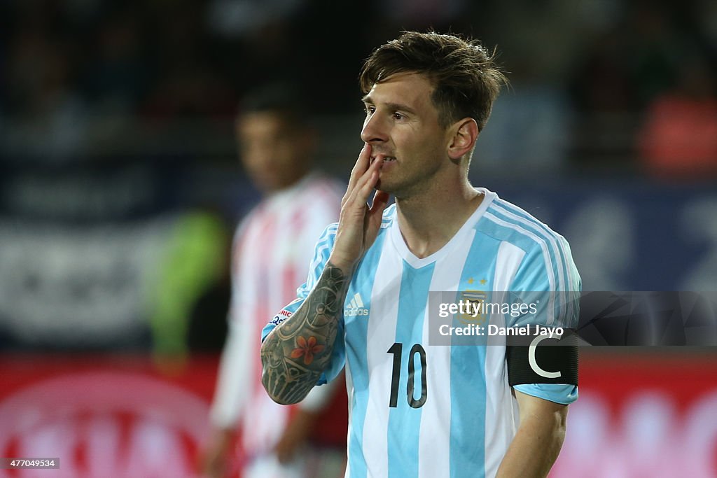 Argentina v Paraguay: Group B - 2015 Copa America Chile
