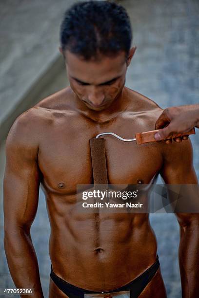 Boly Building Mr Kashmir Body Building Competition Photos and Premium High Res ...
