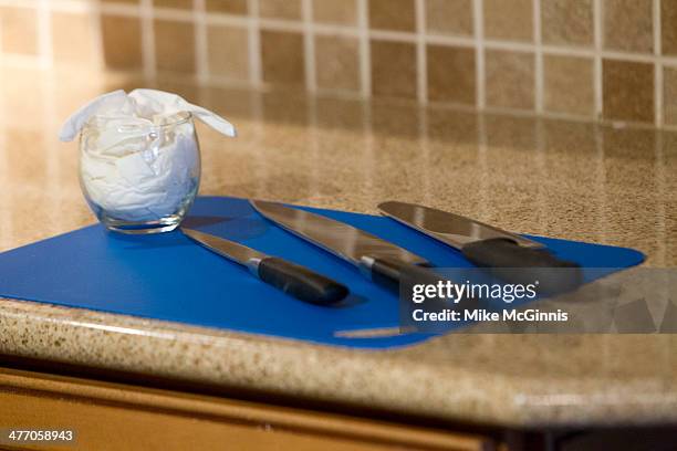 Utensils for the Milwaukee Recipe Refresh Challenge at Il Mito Restaurant on March 06, 2014 in Wauwatosa, Arizona.