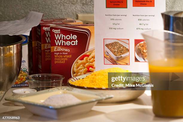 Ingredients for the Milwaukee Recipe Refresh Challenge at Il Mito Restaurant on March 06, 2014 in Wauwatosa, Arizona.