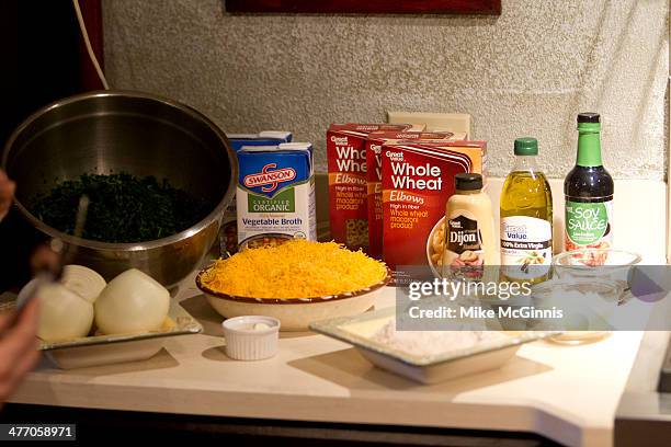 Ingredients for the Milwaukee Recipe Refresh Challenge at Il Mito Restaurant on March 06, 2014 in Wauwatosa, Arizona.