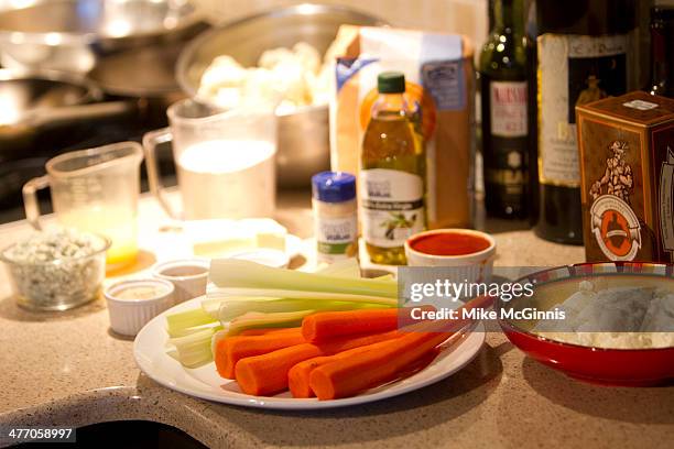 Ingredients for the Milwaukee Recipe Refresh Challenge at Il Mito Restaurant on March 06, 2014 in Wauwatosa, Arizona.