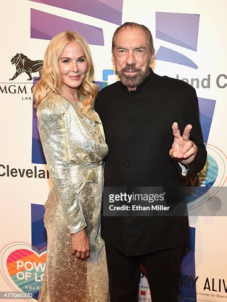 Actress Eloise DeJoria and Co-Founder, Chairman and CEO of John Paul Mitchell Systems and Co-Founder of Patron Tequila and Spirits John Paul DeJoria...