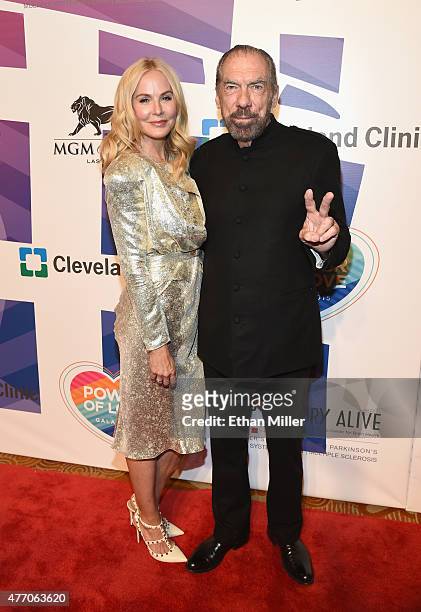 Actress Eloise DeJoria and Co-Founder, Chairman and CEO of John Paul Mitchell Systems and Co-Founder of Patron Tequila and Spirits John Paul DeJoria...