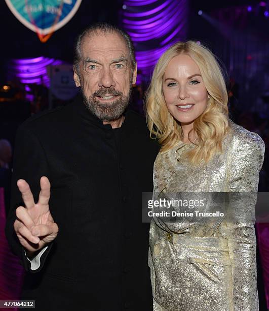 Of John Paul Mitchell Systems and Co-Founder of Patron Tequila and Spirits John Paul DeJoria and actress Eloise DeJoria attend the 19th annual Keep...