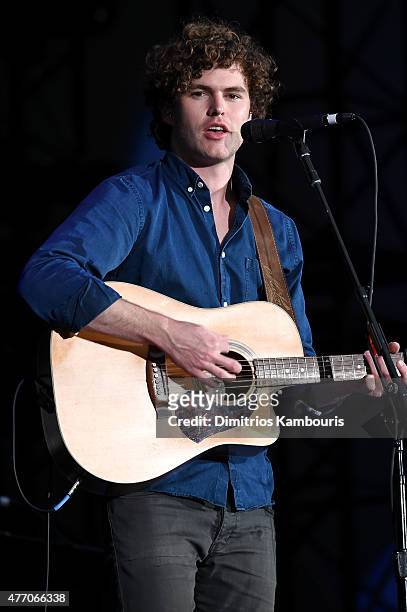 Vance Joy opens for Taylor Swift during The 1989 World Tour on June 13, 2015 at Lincoln Financial Field in Philadelphia, Pennsylvania.