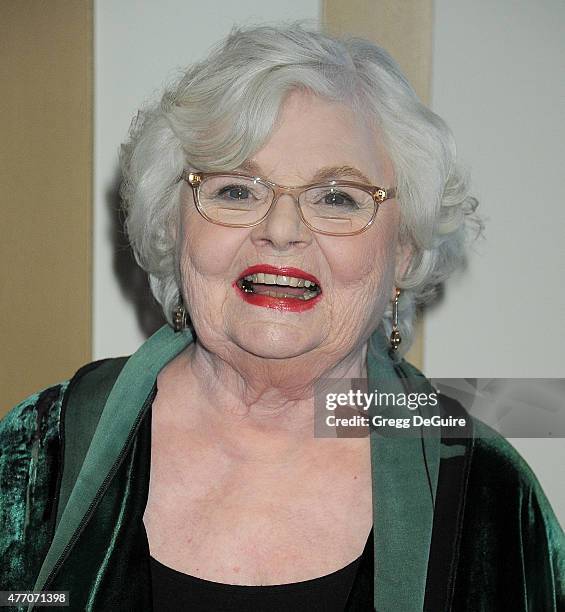 Actress June Squibb arrives at the 2015 Los Angeles Film Festival screening of "A Country Called Home" at Regal Cinemas L.A. Live on June 13, 2015 in...