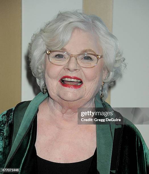 Actress June Squibb arrives at the 2015 Los Angeles Film Festival screening of "A Country Called Home" at Regal Cinemas L.A. Live on June 13, 2015 in...