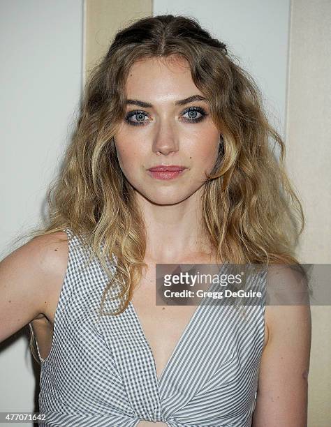 Actress Imogen Poots arrives at the 2015 Los Angeles Film Festival screening of "A Country Called Home" at Regal Cinemas L.A. Live on June 13, 2015...