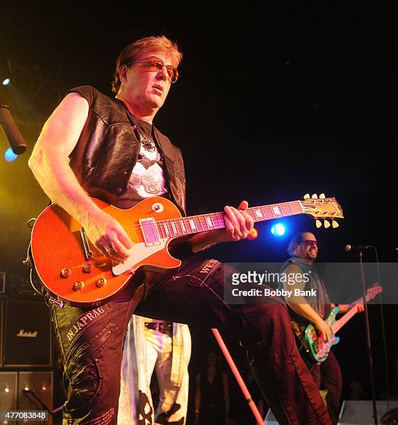 Jay Jay French of Twisted Sister performs during a concert to honor AJ Pero at Starland Ballroom on June 13, 2015 in Sayreville, New Jersey.