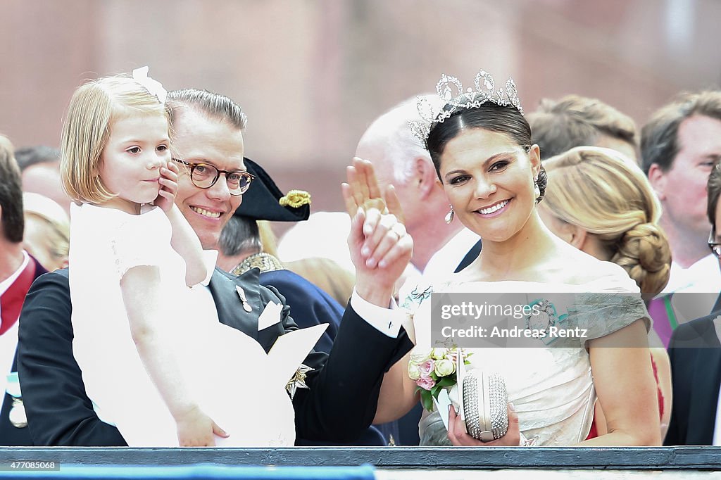 Departures & Cortege: Wedding Of Prince Carl Philip And Princess Sofia Of Sweden