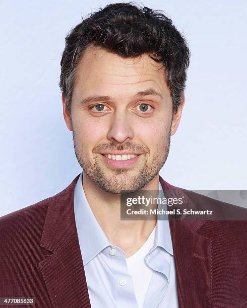 Comedian and TV personality Brian McDaniel poses after his performance at The Ice House Comedy Club on March 6, 2014 in Pasadena, California.