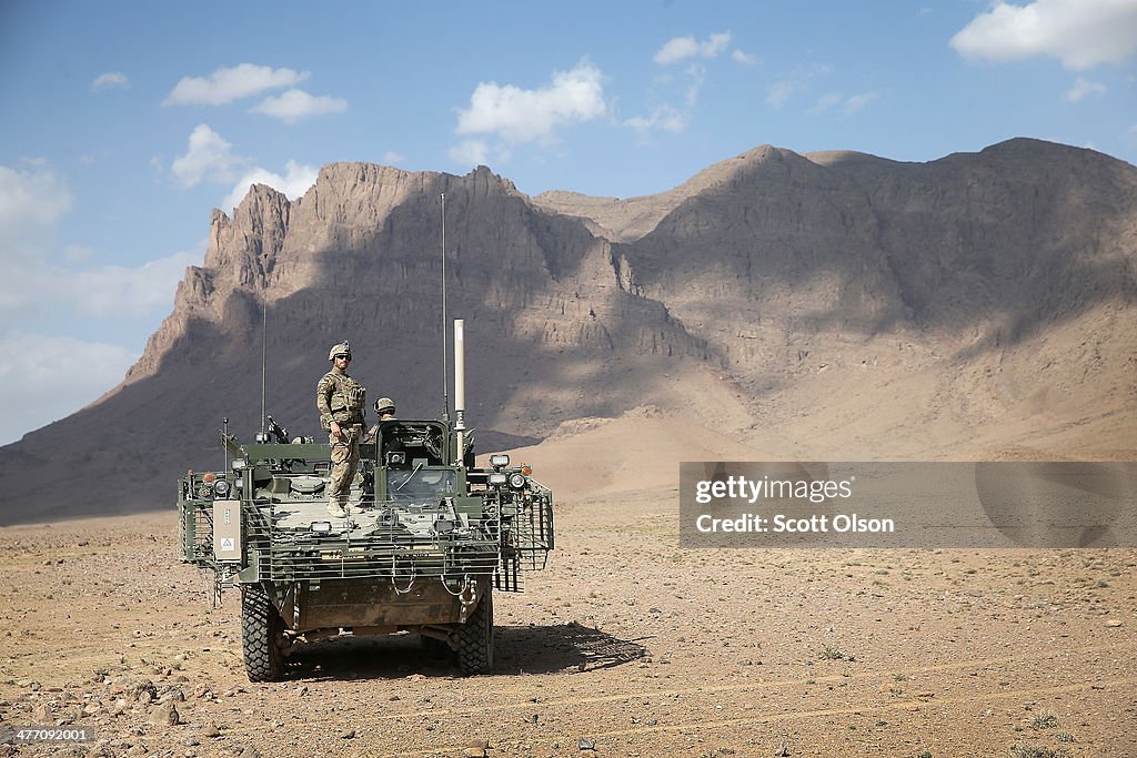 U.S. Soldiers Provide Security Around Kandahar Airfield