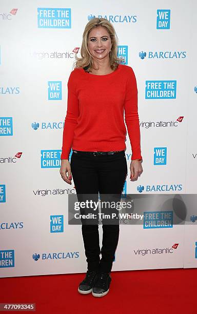 Holly Branson attends We Day UK, a charity event to bring young people together at Wembley Arena on March 7, 2014 in London, England.