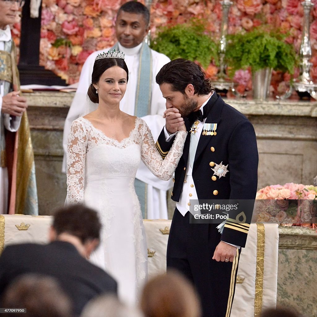 Ceremony And Arrivals: Wedding Of Prince Carl Philip Of Sweden And Sofia Hellqvist