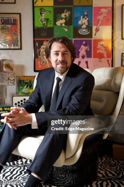 English television and radio presenter Jonathan Ross photographed during a portrait shoot at Hot Sauce TV studios, February 25, 2013.