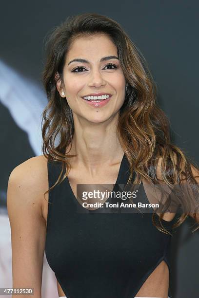 Catalina Denis poses at a photocall for the TV series 'PEP'S' during the 55th Monte Carlo TV Festival on June 14, 2015 in Monte-Carlo, Monaco.