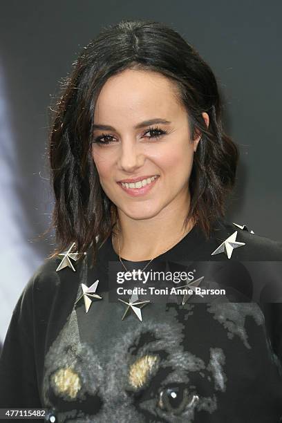 Alizee attends photocall for "Dance with the Stars" at the Grimaldi Forum on June 14, 2015 in Monte-Carlo, Monaco.