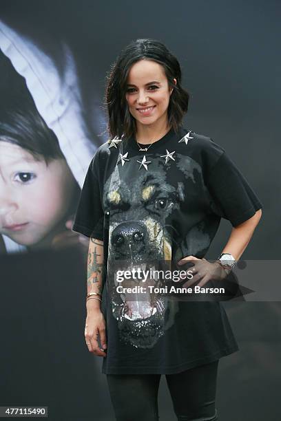 Alizee attends photocall for "Dance with the Stars" at the Grimaldi Forum on June 14, 2015 in Monte-Carlo, Monaco.