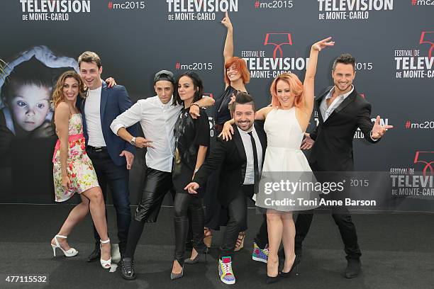 Chris Marques and the cast attend photocall for"Dance with the Stars" at the Grimaldi Forum on June 14, 2015 in Monte-Carlo, Monaco.